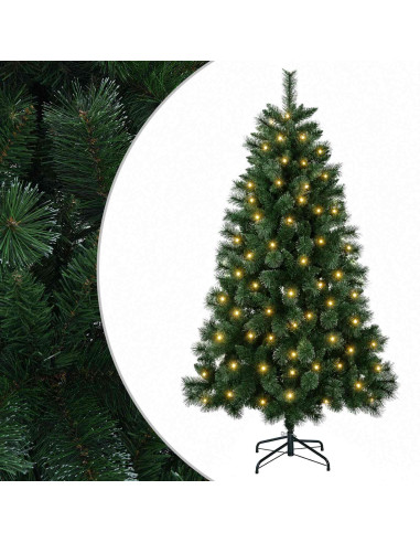 Albero di Natale artificiale 240 cm 300 LED Bianco caldo