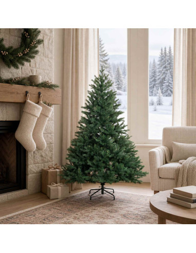Albero di Natale Artificiale con Rami Pieghevoli 150 cm