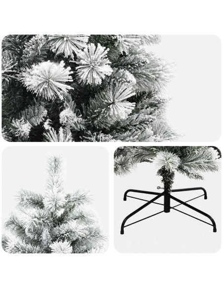 Albero di Natale Artificiale con Rami Pieghevoli 150 cm
