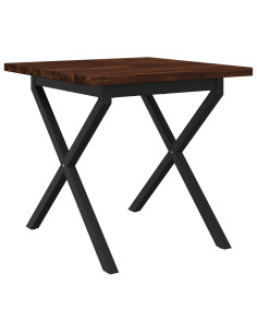 Tavolo da pranzo quadrato 80 x 80 x 75 cm 2