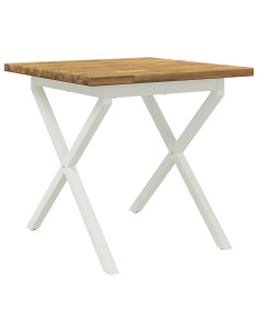 Tavolo da pranzo quadrato 80 x 80 x 75 cm 2
