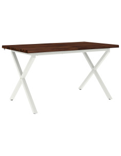 Tavolo da pranzo con bordo vivo 160 x 70 x 75 cm 2