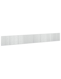 Gabione con Filo da 5 mm e Rete da 5x2,5 cm 800x10x100 cm 2