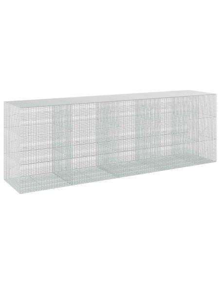 Gabione con Filo da 5 mm e Rete da 5x2,5 cm 450x100x150 cm