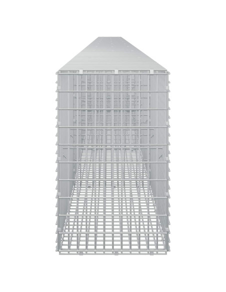 Gabione con Filo da 5 mm e Rete da 5x2,5 cm 900x30x50 cm