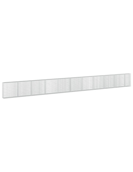 Gabione con Filo da 5 mm e Rete da 5x10 cm 1050x30x100 cm