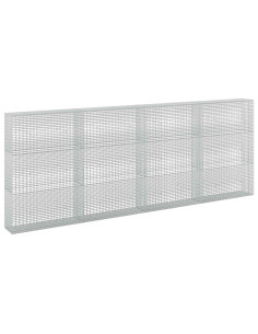 Gabione con Filo da 5 mm e Rete da 5x2,5 cm 400x30x150 cm 2