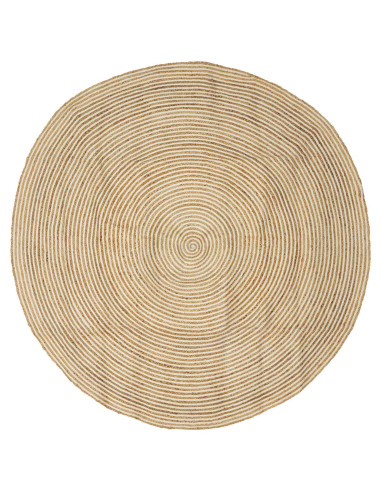 Tappeto da Area Bianco Ø 210 cm Juta