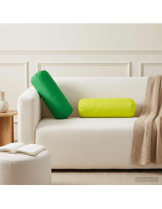 Cuscino 6 pz HEERLEN Verde Ø 15 x 40 cm Poliestere