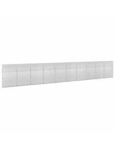 Gabione con Filo da 5 mm e Rete da 5x2,5 cm 1000x20x150 cm 2