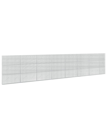 Gabione con Filo da 5 mm e Rete da 5x2,5 cm 750x10x150 cm