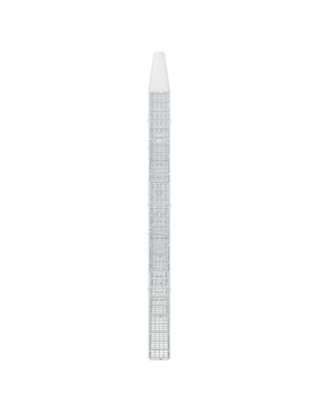 Gabione con Filo da 5 mm e Rete da 5x2,5 cm 750x10x150 cm