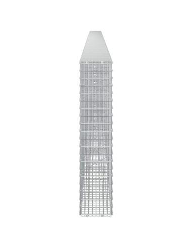 Gabione con Filo da 5 mm e Rete da 5x2,5 cm 850x20x100 cm