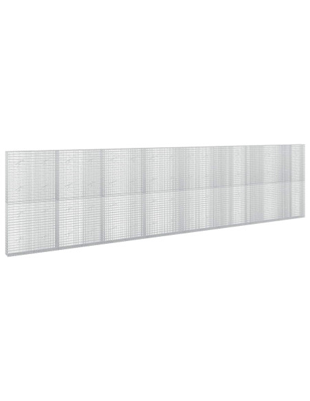 Gabione con Filo da 5 mm e Rete da 5x2,5 cm 800x20x200 cm