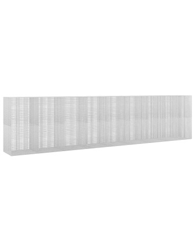 Gabione con Filo da 5 mm e Rete da 5x2,5 cm 850x100x200 cm