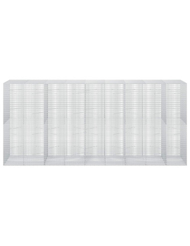 Gabione con Filo da 5 mm e Rete da 5x2,5 cm 450x100x200 cm