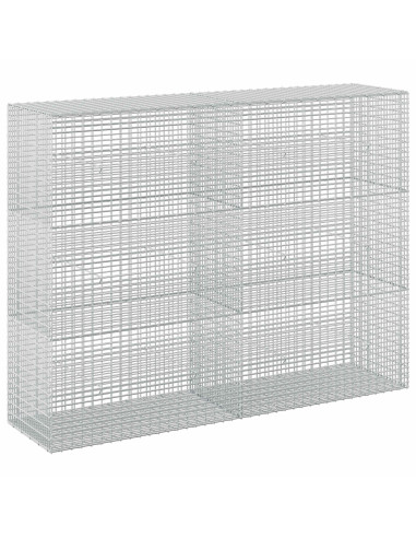 Gabione con Filo da 5 mm e Rete da 5x2,5 cm 200x50x150 cm