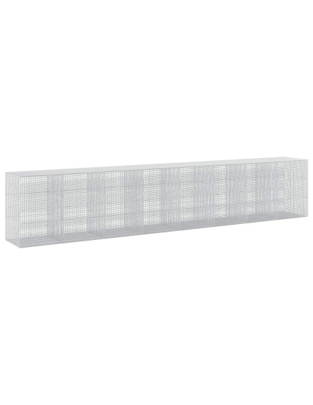 Gabione con Filo da 5 mm e Rete da 5x2,5 cm 800x100x150 cm