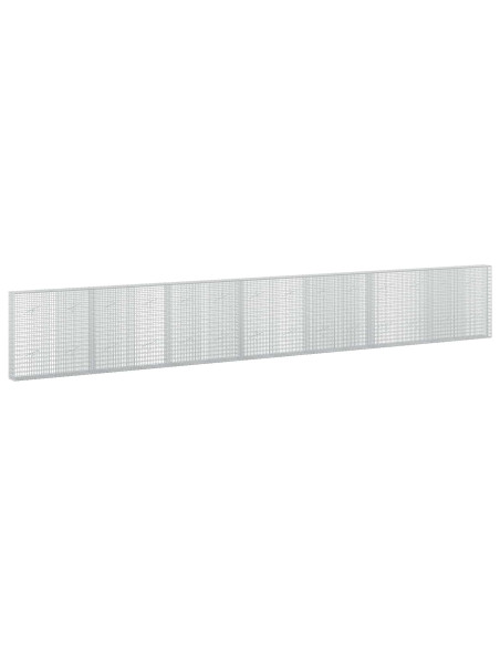 Gabione con Filo da 5 mm e Rete da 5x2,5 cm 700x20x100 cm