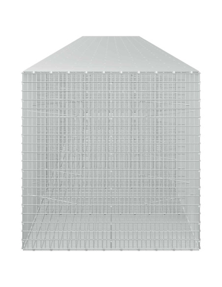 Gabione con Filo da 5 mm e Rete da 5x2,5 cm 1150x100x100 cm