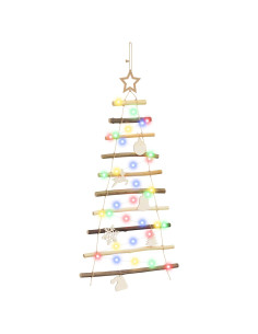 Albero di Natale appeso 90 cm 30 LED Multicolore 2