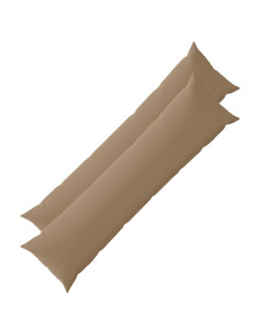 Federa 2 pz HEERLEN Tortora 40 x 145 cm Poliestere 2
