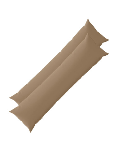 Federa 2 pz HEERLEN Tortora 40 x 145 cm Poliestere