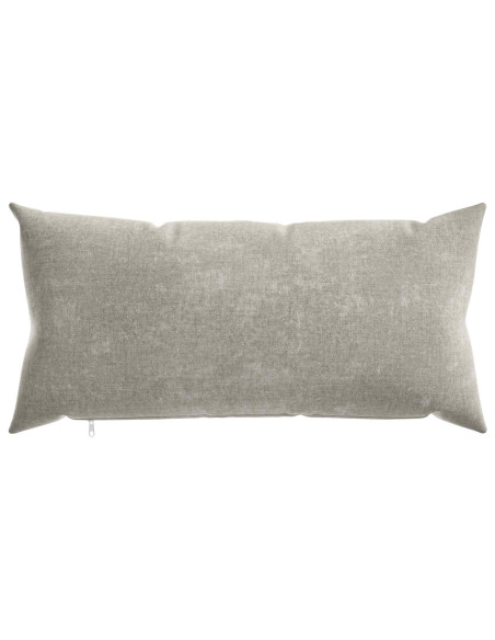 Federa 2 pz HEERLEN Grigio Chiaro 40 x 80 cm Tessuto Chenille