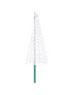 Luci per albero di Natale con picchetti e asta per bandiera 2