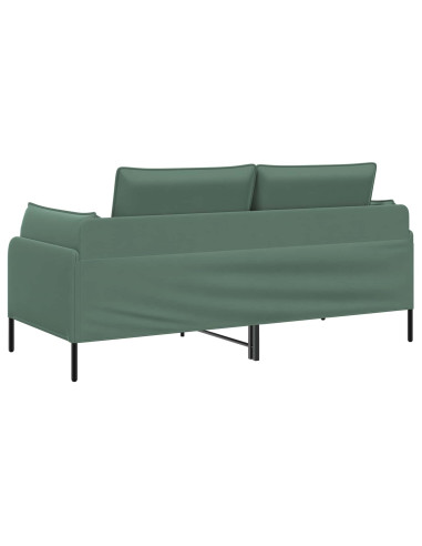 Divano a 2 Posti Verde Mare 188 x 81 x 89 cm Velluto