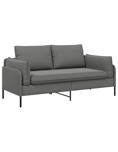 Divano a 2 Posti 2 posto Grigio Scuro 188 x 81 x 89 cm Velluto