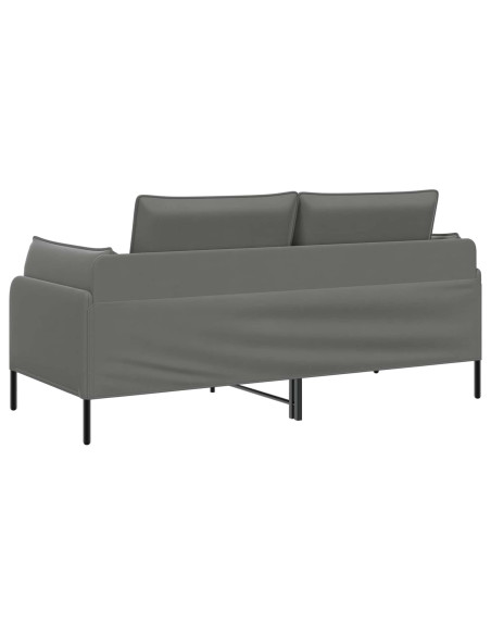 Divano a 2 Posti 2 posto Grigio Scuro 188 x 81 x 89 cm Velluto
