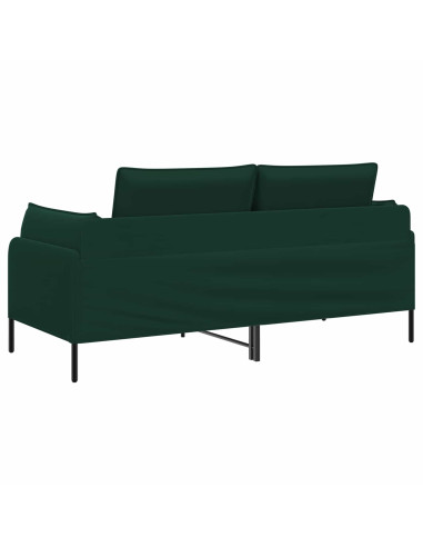 Divano a 2 Posti 2 posto Verde Scuro 188 x 81 x 89 cm Velluto