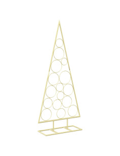 Albero di Natale in Metallo con Supporto Circolare KUOPIO 2