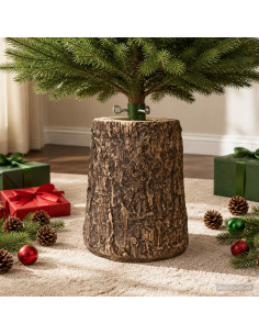 Supporto per Albero di Natale a Forma di Tronco Ø 23 x 34 cm
