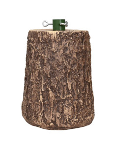 Supporto per Albero di Natale a Forma di Tronco Ø 23 x 34 cm 2
