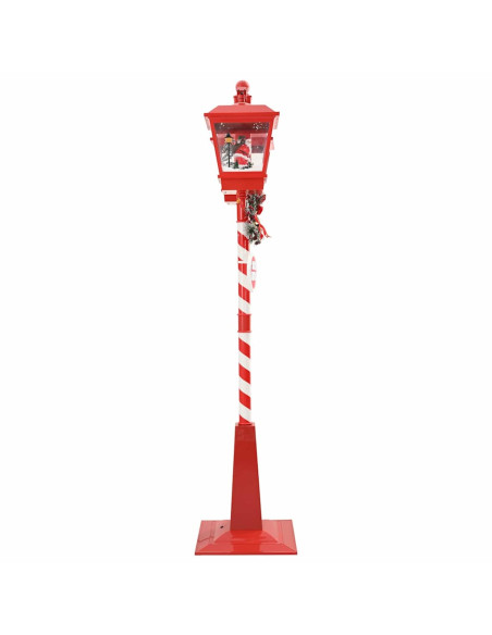 Lampada Stradale di Natale con 2 Lanterns con 18 LED Rosso