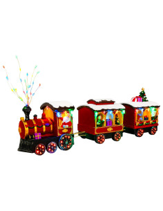 Treno di Natale SALO 51 x 9,5 x 24,5 cm Resin Multicolour 2