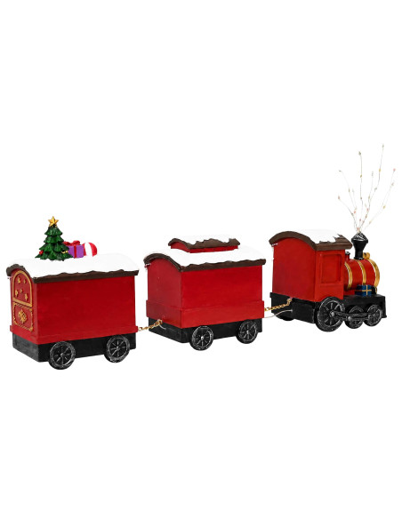 Treno di Natale SALO 51 x 9,5 x 24,5 cm Resin Multicolour