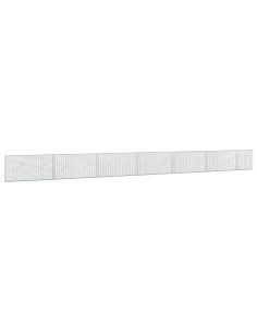 Gabione con Filo da 5 mm e Rete da 5x2,5 cm 650x10x50 cm 2