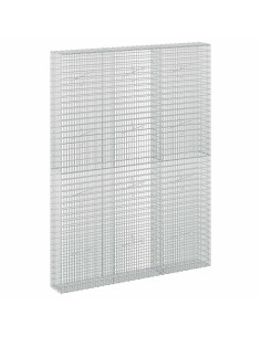 Gabione con Filo da 5 mm e Rete da 5x2,5 cm 150x20x200 cm 2