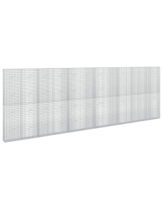 Gabione con Filo da 5 mm e Rete da 5x2,5 cm 600x20x200 cm 2