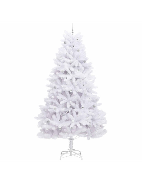 Albero di Natale Artificiale con Rami Pieghevoli Bianco 300 cm