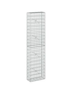 Gabione con Filo da 5 mm e Rete da 5x10 cm 50x20x200 cm 2