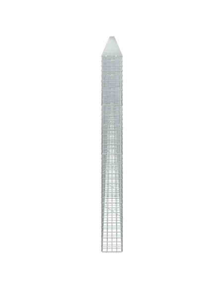 Gabione con filo da 5 mm e rete da 5x5 cm 1100x20x200 cm