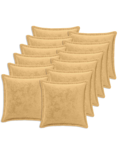 Federa 12 pz HOUTEN Tortora 45 x 45 cm Flanella