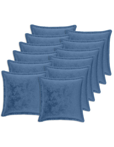 Federa 12 pz HOUTEN Azzurro 45 x 45 cm Flanella