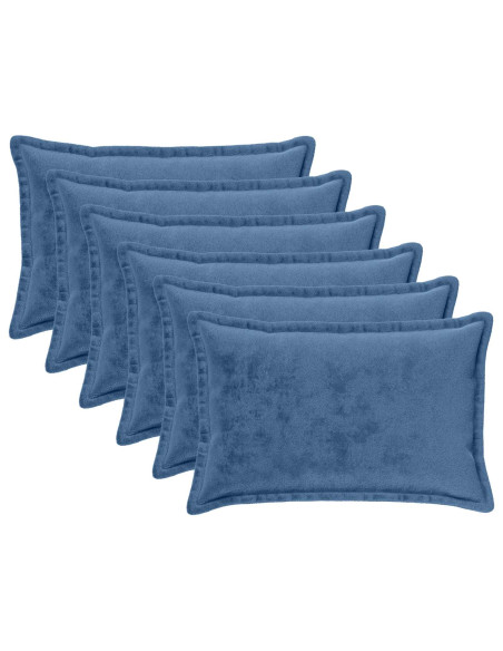Federa 6 pz HOUTEN Azzurro 50 x 70 cm Flanella