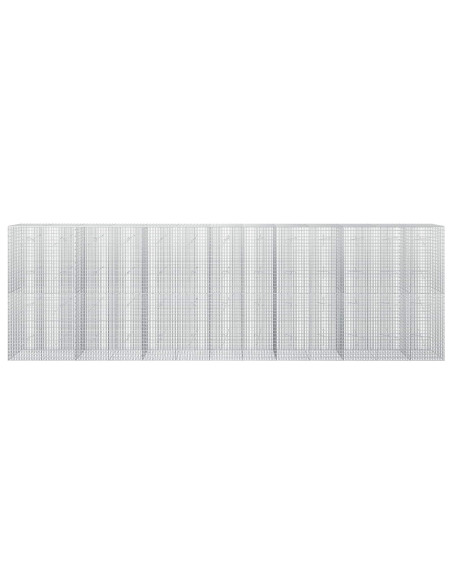 Gabione con Filo da 5 mm e Rete da 5x2,5 cm 650x20x200 cm
