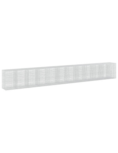 Gabione con Filo da 5 mm e Rete da 5x10 cm 1150x100x150 cm